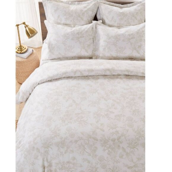 NWT Johnny Was Biya JWLA 3JWorkshop Valentina Linen Flora Duvet Cover Queen $478 - Picture 2 of 3